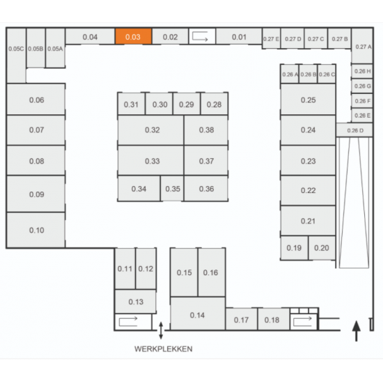 Box 12m2 voor opslag (0.03)