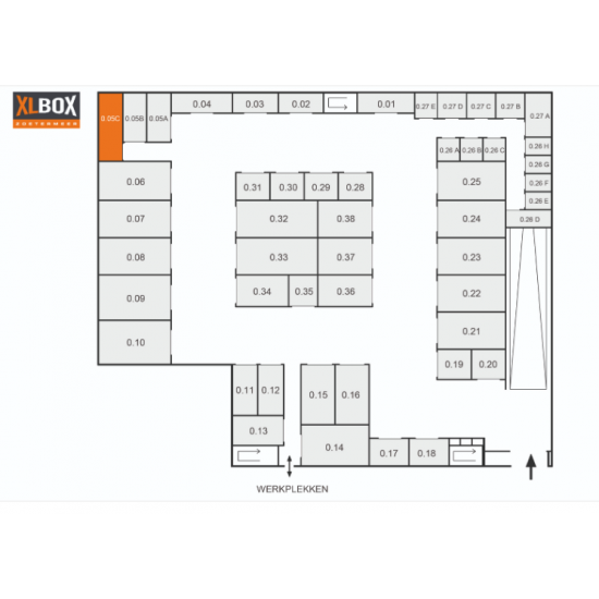 Box 20m2 voor opslag (0.05) Box 20m2 voor opslag (0.05)