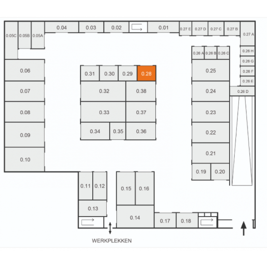 Box 12m2 voor opslag (0.28)