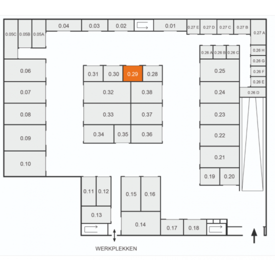 Box 12m2 voor opslag (0.29)