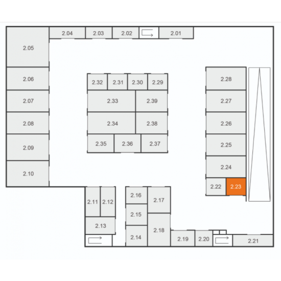 Box 10.5m2 voor opslag (1.23)