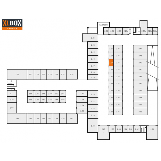 Box 11m2 voor opslag (2.29) Box 11m2 voor opslag (2.29)