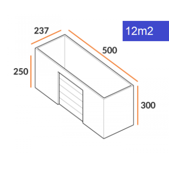 Box 12m2 voor opslag (0.03)