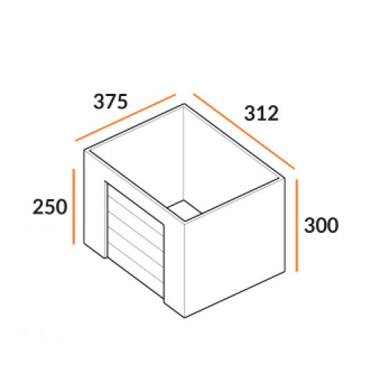 Box 11m2 voor opslag (0.35)